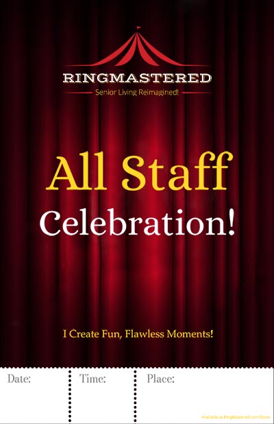 All Staff Celebration Poster 11” x 17”
