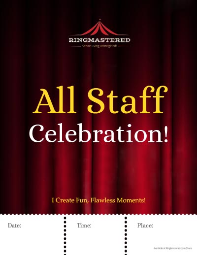 All Staff Celebration Poster 8.5" x 11"